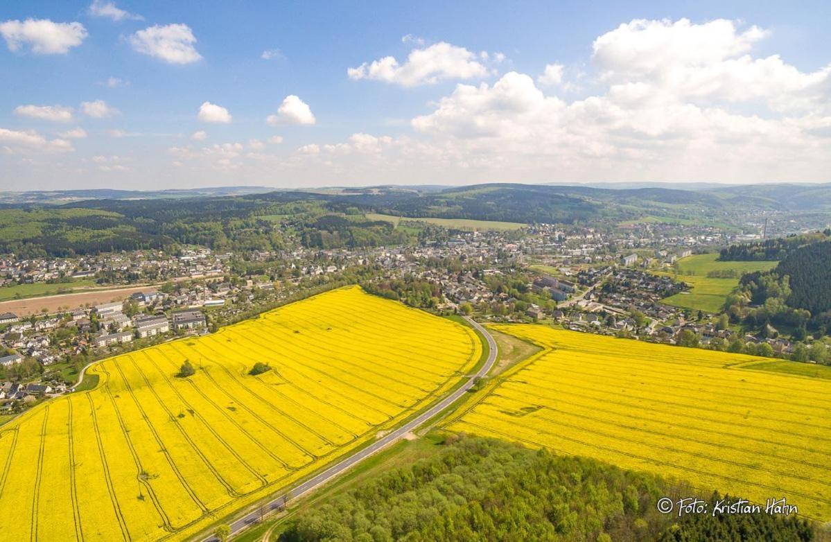 Ferienwohnung Floehatalblick Olbernhau Bagian luar foto