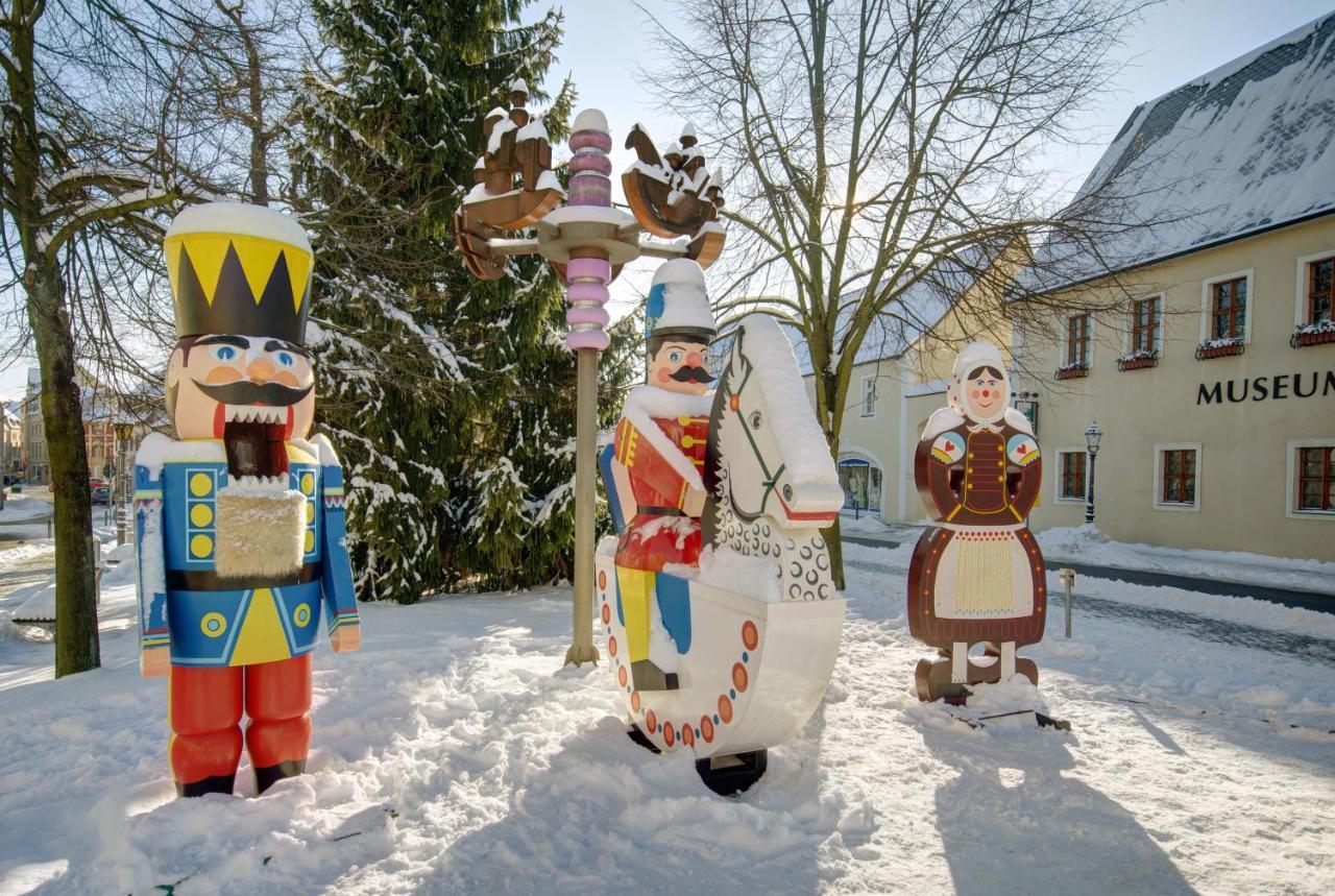 Ferienwohnung Floehatalblick Olbernhau Bagian luar foto