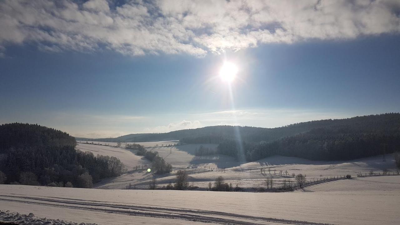 Ferienwohnung Floehatalblick Olbernhau Bagian luar foto