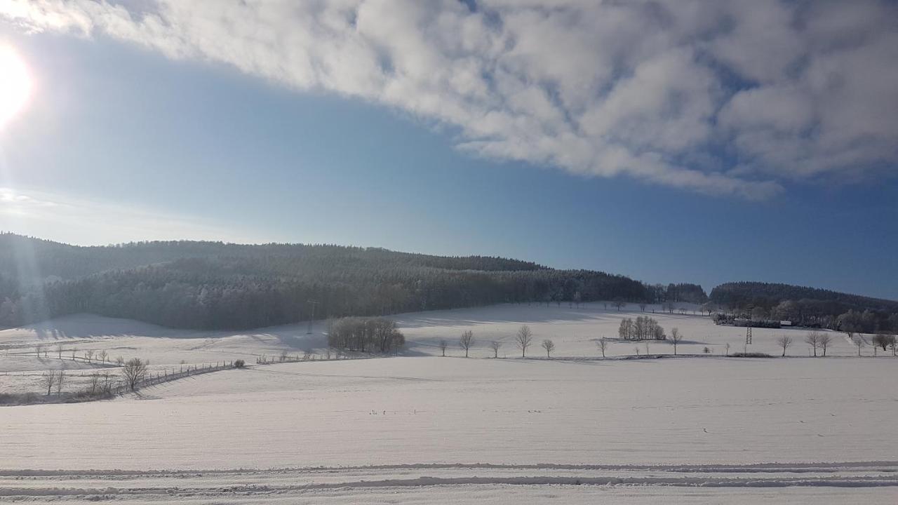 Ferienwohnung Floehatalblick Olbernhau Bagian luar foto